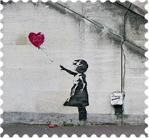 The little girl with the balloon The little girl with the balloon